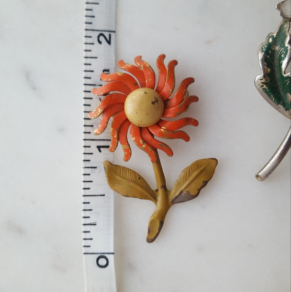 🌙Vintage Floral 3 Brooch Collection🌸 - Picture 9 of 9